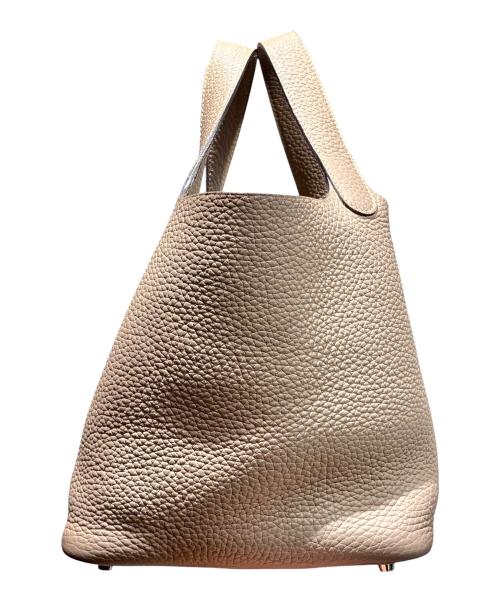 HERMES（エルメス）HERMES (エルメス) Picotin Lock PM ピコタンロック PM/トリヨンクレマンス/エトゥープ/T刻印：2015年製造/シルバー金具 エトゥープ サイズ:PMの古着・服飾アイテム