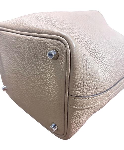 HERMES（エルメス）HERMES (エルメス) Picotin Lock PM ピコタンロック PM/トリヨンクレマンス/エトゥープ/T刻印：2015年製造/シルバー金具 エトゥープ サイズ:PMの古着・服飾アイテム