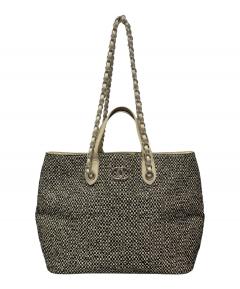 中古・古着通販】CHANEL (シャネル) カンボンライン ラージトート