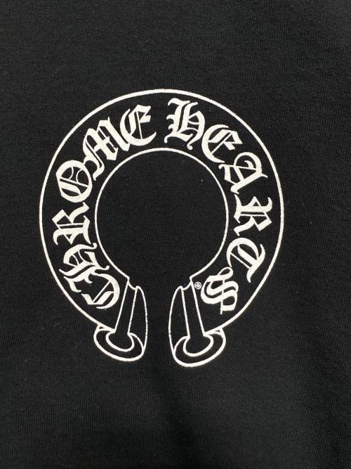 CHROME HEARTS（クロムハーツ）CHROME HEARTS (クロムハーツ) Horseshoe Print Pullover Sweat Shirt ブラック サイズ:Lの古着・服飾アイテム