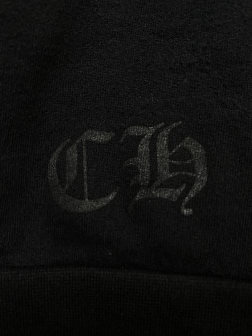 CHROME HEARTS（クロムハーツ）CHROME HEARTS (クロムハーツ) Horseshoe Print Pullover Sweat Shirt ブラック サイズ:Lの古着・服飾アイテム