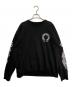 CHROME HEARTS (クロムハーツ) Horseshoe Print Pullover Sweat Shirt ブラック サイズ:L：180000円