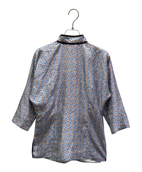 PRADA（プラダ）PRADA (プラダ) チャイナブラウス スカイブルー サイズ:XSの古着・服飾アイテム
