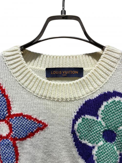 LOUIS VUITTON（ルイ ヴィトン）LOUIS VUITTON (ルイ ヴィトン) マルチカラーモノグラムニット マルチカラー サイズ:Sの古着・服飾アイテム