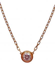 Cartier（カルティエ）の古着「Cartier d'Amour necklace large model / カルティエ ダムール ネックレス ラージモデル/ピンクゴールド」