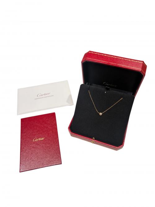 Cartier（カルティエ）Cartier (カルティエ) Cartier d'Amour necklace large model / カルティエ ダムール ネックレス ラージモデル/ピンクゴールド サイズ:LM（ラージモデル）の古着・服飾アイテム