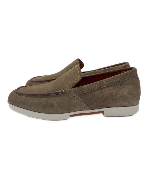 ERMENEGILDO ZEGNA（エルメネジルド・ゼニア）ERMENEGILDO ZEGNA (エルメネジルド・ゼニア) スウェードローファー ブラウン サイズ:EU:5 1/4 | US:6 1/2の古着・服飾アイテム