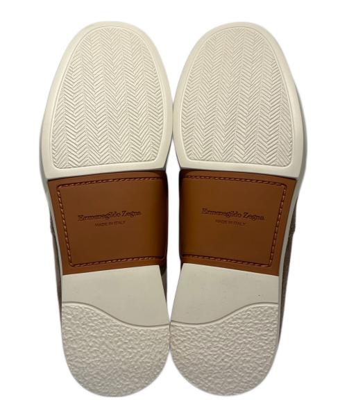 ERMENEGILDO ZEGNA（エルメネジルド・ゼニア）ERMENEGILDO ZEGNA (エルメネジルド・ゼニア) スウェードローファー ブラウン サイズ:EU:5 1/4 | US:6 1/2の古着・服飾アイテム