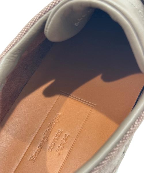 ERMENEGILDO ZEGNA（エルメネジルド・ゼニア）ERMENEGILDO ZEGNA (エルメネジルド・ゼニア) TRIPLE STITCH/キャンバススリッポン ブラウン サイズ:EU:10 1/2 | US:11 1/2の古着・服飾アイテム
