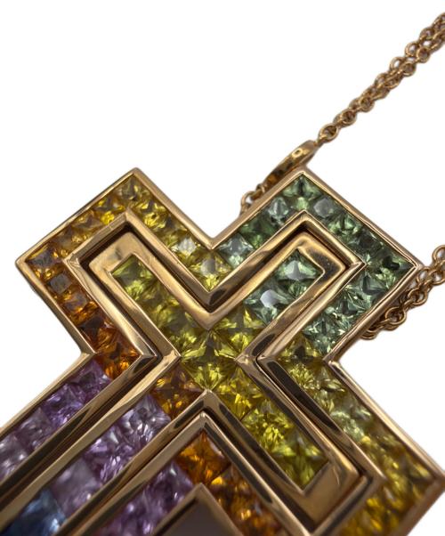 DAMIANI（ダミアーニ）DAMIANI (ダミアーニ) Belle Époque Rainbow Necklace, Large/ベル エポック レインボーネックレス ラージ/K18PG/20084372 サイズ:ラージの古着・服飾アイテム