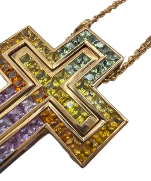 DAMIANI（ダミアーニ）DAMIANI (ダミアーニ) Belle Époque Rainbow Necklace, Large/ベル エポック レインボーネックレス ラージ/K18PG/20084372 サイズ:ラージの古着・服飾アイテム