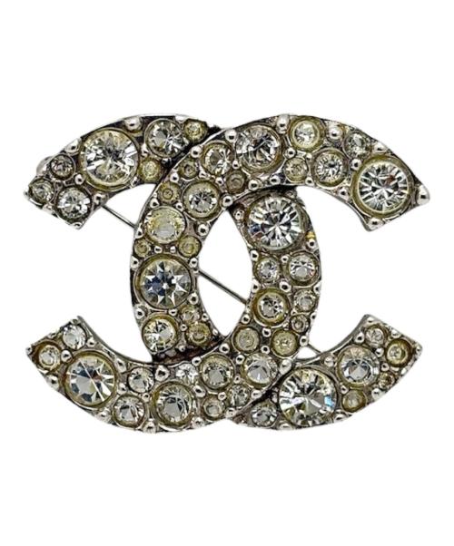 CHANEL（シャネル）CHANEL (シャネル) ココマークラインストーンブローチの古着・服飾アイテム