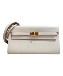 HERMES（エルメス）の古着「ケリートゥーゴー/KELLY TO GO/ゴールド金具/ナタ/ヴォーエプソン/Y刻印：2020年」｜ナタ×ゴールド金具