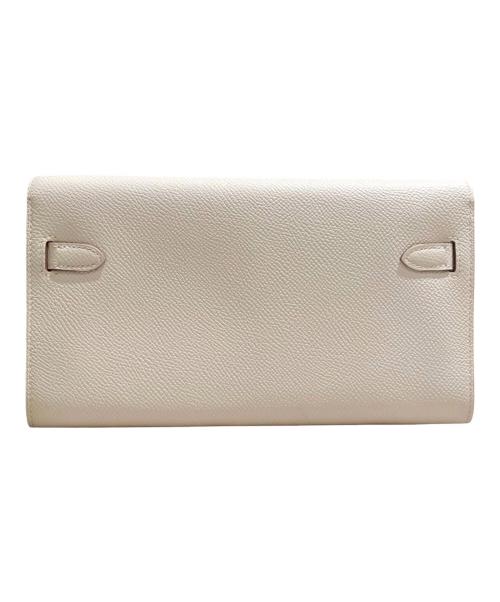 HERMES（エルメス）HERMES (エルメス) ケリートゥーゴー/KELLY TO GO/ゴールド金具/ナタ/ヴォーエプソン/Y刻印：2020年 ナタ×ゴールド金具の古着・服飾アイテム