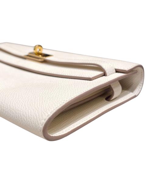 HERMES（エルメス）HERMES (エルメス) ケリートゥーゴー/KELLY TO GO/ゴールド金具/ナタ/ヴォーエプソン/Y刻印：2020年 ナタ×ゴールド金具の古着・服飾アイテム
