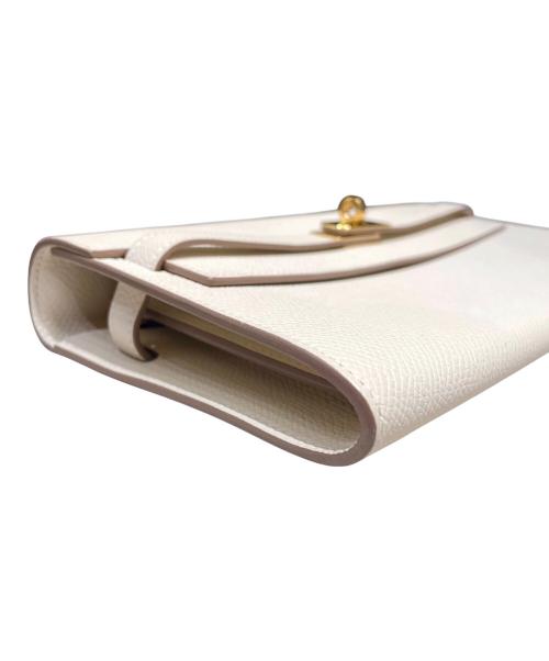 HERMES（エルメス）HERMES (エルメス) ケリートゥーゴー/KELLY TO GO/ゴールド金具/ナタ/ヴォーエプソン/Y刻印：2020年 ナタ×ゴールド金具の古着・服飾アイテム