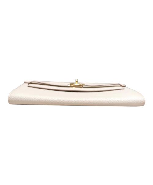 HERMES（エルメス）HERMES (エルメス) ケリートゥーゴー/KELLY TO GO/ゴールド金具/ナタ/ヴォーエプソン/Y刻印：2020年 ナタ×ゴールド金具の古着・服飾アイテム