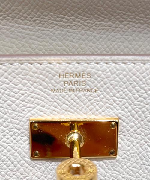 HERMES（エルメス）HERMES (エルメス) ケリートゥーゴー/KELLY TO GO/ゴールド金具/ナタ/ヴォーエプソン/Y刻印：2020年 ナタ×ゴールド金具の古着・服飾アイテム