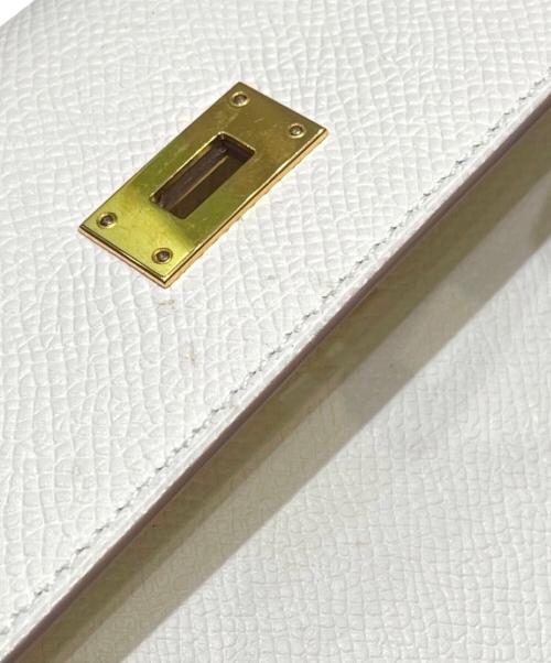 HERMES（エルメス）HERMES (エルメス) ケリートゥーゴー/KELLY TO GO/ゴールド金具/ナタ/ヴォーエプソン/Y刻印：2020年 ナタ×ゴールド金具の古着・服飾アイテム