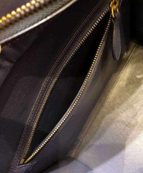 CELINE（セリーヌ）CELINE (セリーヌ) ラゲージ ミニショッパー ネイビー サイズ:ミニの古着・服飾アイテム