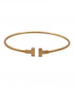 TIFFANY & Co.ティファニー）の古着「Tワイヤー ナロー ワイヤー ブレスレット ミディアム/バングル/ジュエリー」