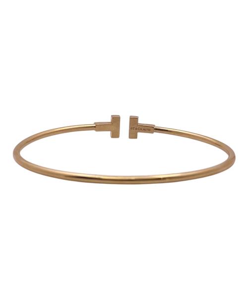 TIFFANY & Co.（ティファニー）TIFFANY & Co. (ティファニー) Tワイヤー ナロー ワイヤー ブレスレット ミディアム/バングル/ジュエリーの古着・服飾アイテム