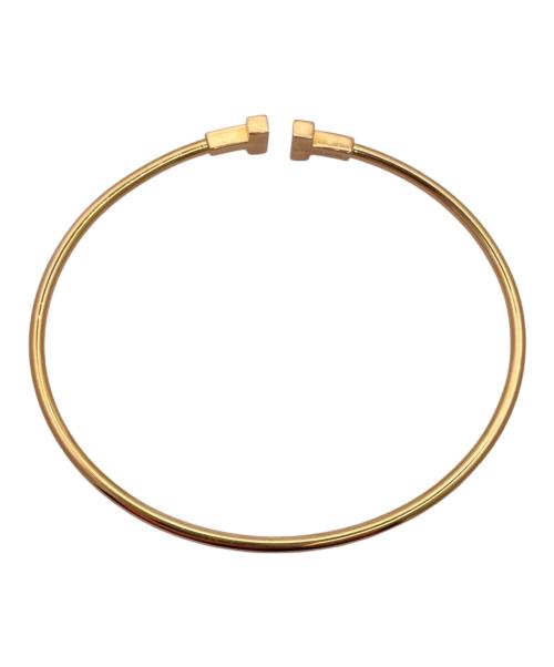 TIFFANY & Co.（ティファニー）TIFFANY & Co. (ティファニー) Tワイヤー ナロー ワイヤー ブレスレット ミディアム/バングル/ジュエリーの古着・服飾アイテム