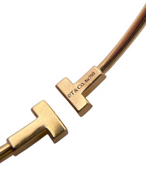 TIFFANY & Co.（ティファニー）TIFFANY & Co. (ティファニー) Tワイヤー ナロー ワイヤー ブレスレット ミディアム/バングル/ジュエリーの古着・服飾アイテム