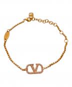 VALENTINO GARAVANIヴァレンティノ・ガラヴァーニ）の古着「Vロゴシグネチャーブレスレット」