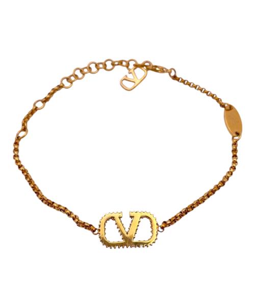 VALENTINO GARAVANI（ヴァレンティノ・ガラヴァーニ）VALENTINO GARAVANI (ヴァレンティノ・ガラヴァーニ) Vロゴシグネチャーブレスレットの古着・服飾アイテム