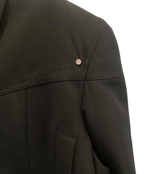 LOUIS GABRIEL NOUCHI（ルイ ガブリエル ヌイッチ）Louis Gabriel Nouchi (ルイ ガブリエル ヌイッチ) Shoulder Padding ウール ジップアップジャケット ブラック サイズ:Sの古着・服飾アイテム