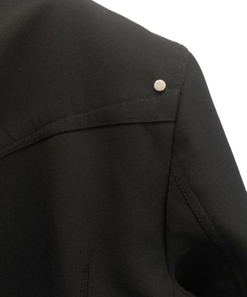 LOUIS GABRIEL NOUCHI（ルイ ガブリエル ヌイッチ）Louis Gabriel Nouchi (ルイ ガブリエル ヌイッチ) Shoulder Padding ウール ジップアップジャケット ブラック サイズ:Sの古着・服飾アイテム