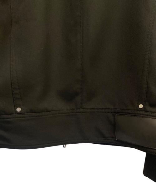 LOUIS GABRIEL NOUCHI（ルイ ガブリエル ヌイッチ）Louis Gabriel Nouchi (ルイ ガブリエル ヌイッチ) Shoulder Padding ウール ジップアップジャケット ブラック サイズ:Sの古着・服飾アイテム