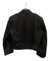 Louis Gabriel Nouchi (ルイ ガブリエル ヌイッチ) Shoulder Padding ウール ジップアップジャケット ブラック サイズ:S：55000円