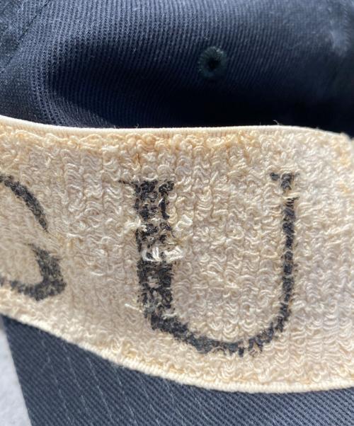 GUCCI（グッチ）GUCCI (グッチ) ロゴパイルテープキャップ ブラック サイズ:XLの古着・服飾アイテム