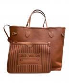 LOUIS VUITTONルイ ヴィトン）の古着「モノグラム ネヴァーフル インサイドアウト MM/リバーシブルバッグ」｜タン/ブラウン