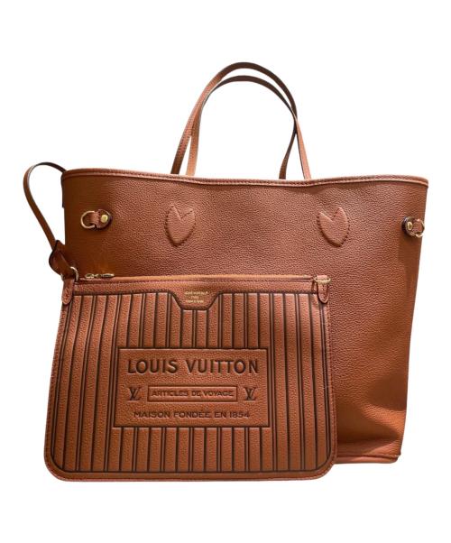 LOUIS VUITTON（ルイ ヴィトン）LOUIS VUITTON (ルイ ヴィトン) モノグラム ネヴァーフル インサイドアウト MM/リバーシブルバッグ タン/ブラウン サイズ:MMの古着・服飾アイテム