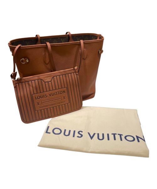 LOUIS VUITTON（ルイ ヴィトン）LOUIS VUITTON (ルイ ヴィトン) モノグラム ネヴァーフル インサイドアウト MM/リバーシブルバッグ タン/ブラウン サイズ:MMの古着・服飾アイテム