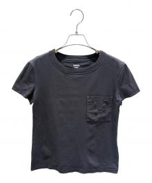 HERMES（エルメス）の古着「シェーヌダンクル刺繍ポケットTシャツ」｜ブラック
