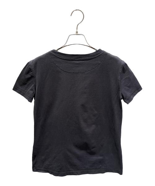 HERMES（エルメス）HERMES (エルメス) シェーヌダンクル刺繍ポケットTシャツ ブラック サイズ:34の古着・服飾アイテム