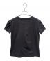 HERMES (エルメス) シェーヌダンクル刺繍ポケットTシャツ ブラック サイズ:34：30000円