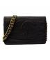 CHANEL（シャネル）の古着「チェーンウォレットショルダーバッグ/キャビアスキン」｜ブラック