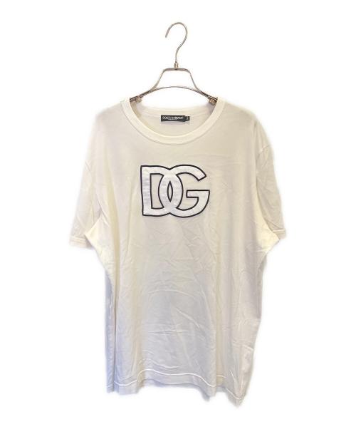 DOLCE & GABBANA（ドルチェ＆ガッバーナ）DOLCE & GABBANA (ドルチェ＆ガッバーナ) 半袖カットソー ホワイト サイズ:56の古着・服飾アイテム