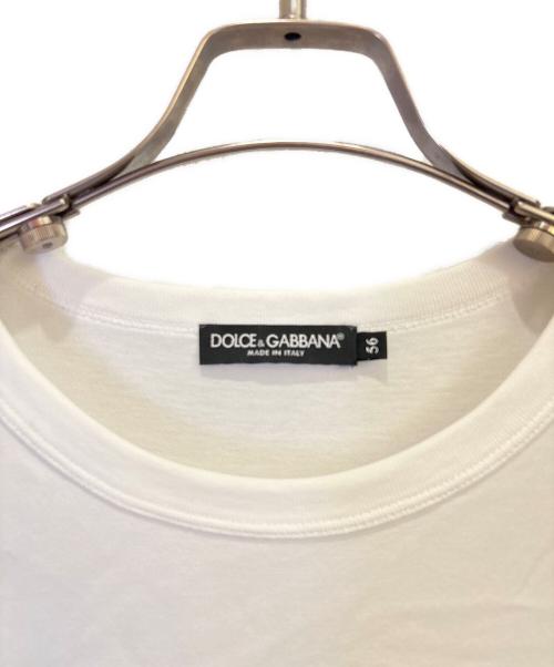 DOLCE & GABBANA（ドルチェ＆ガッバーナ）DOLCE & GABBANA (ドルチェ＆ガッバーナ) 半袖カットソー ホワイト サイズ:56の古着・服飾アイテム