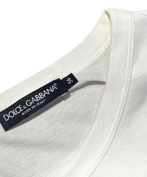 DOLCE & GABBANA（ドルチェ＆ガッバーナ）DOLCE & GABBANA (ドルチェ＆ガッバーナ) 半袖カットソー ホワイト サイズ:56の古着・服飾アイテム