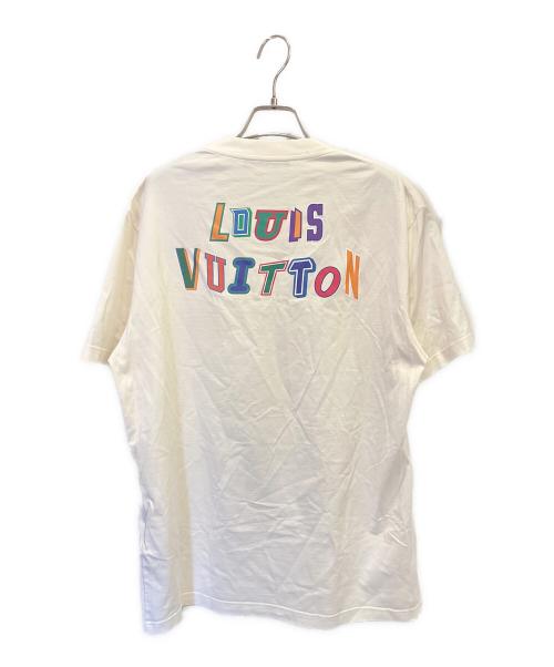 LOUIS VUITTON（ルイ ヴィトン）LOUIS VUITTON (ルイ ヴィトン) NBA LVロゴプリント Tシャツ 半袖 カットソー アイボリー サイズ:Lの古着・服飾アイテム