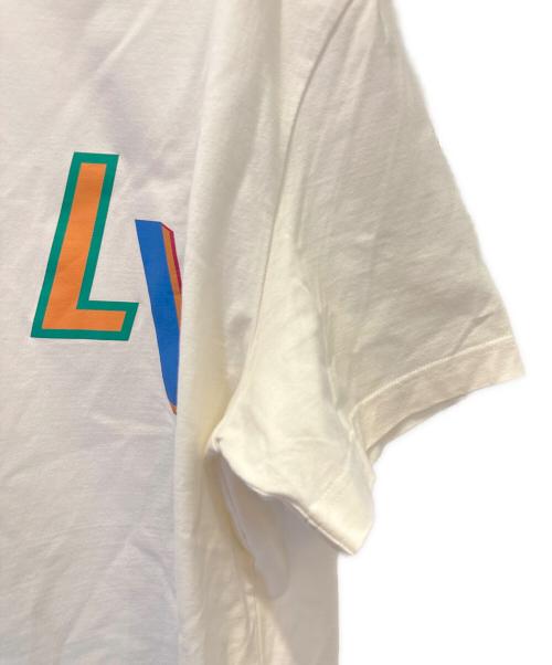 LOUIS VUITTON（ルイ ヴィトン）LOUIS VUITTON (ルイ ヴィトン) NBA LVロゴプリント Tシャツ 半袖 カットソー アイボリー サイズ:Lの古着・服飾アイテム