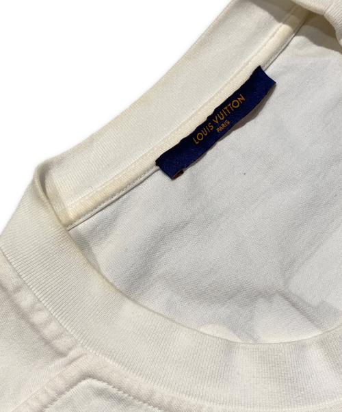 LOUIS VUITTON（ルイ ヴィトン）LOUIS VUITTON (ルイ ヴィトン) NBA LVロゴプリント Tシャツ 半袖 カットソー アイボリー サイズ:Lの古着・服飾アイテム
