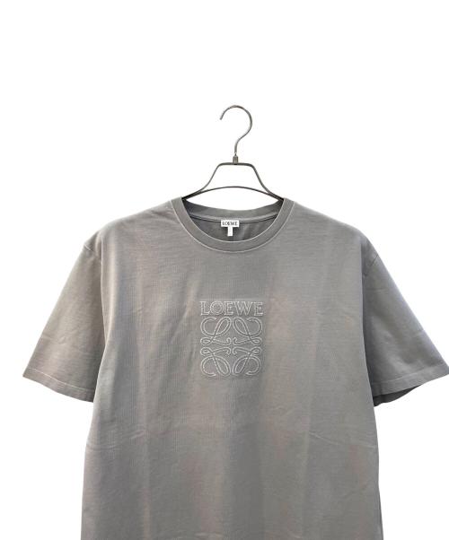 LOEWE（ロエベ）LOEWE (ロエベ) アナグラム刺繍カットソー グレー サイズ:Mの古着・服飾アイテム