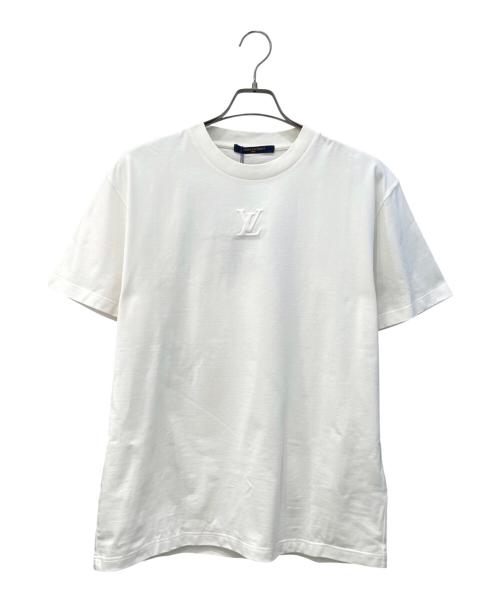LOUIS VUITTON（ルイ ヴィトン）LOUIS VUITTON (ルイ ヴィトン) エンボスLV Tシャツ アイボリー サイズ:M 未使用品の古着・服飾アイテム